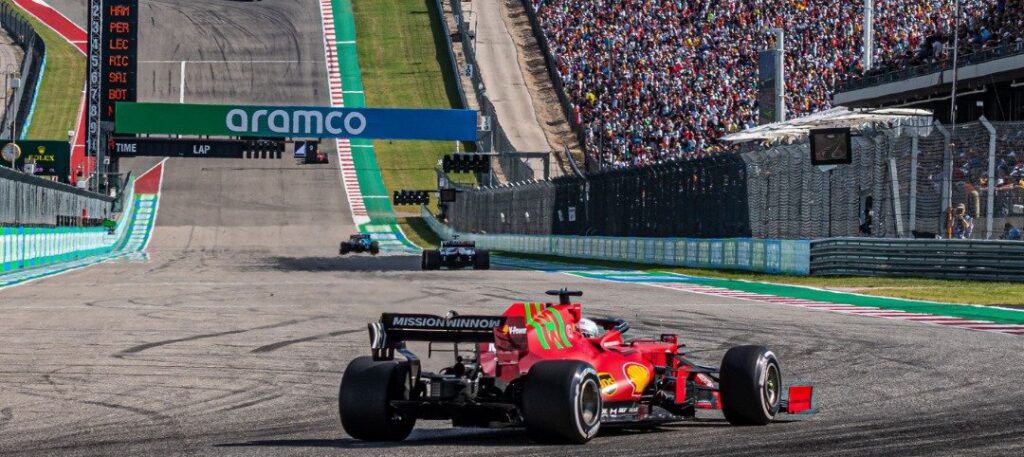 Formula 1 race at Circuit of the Americas in Austin, Texas